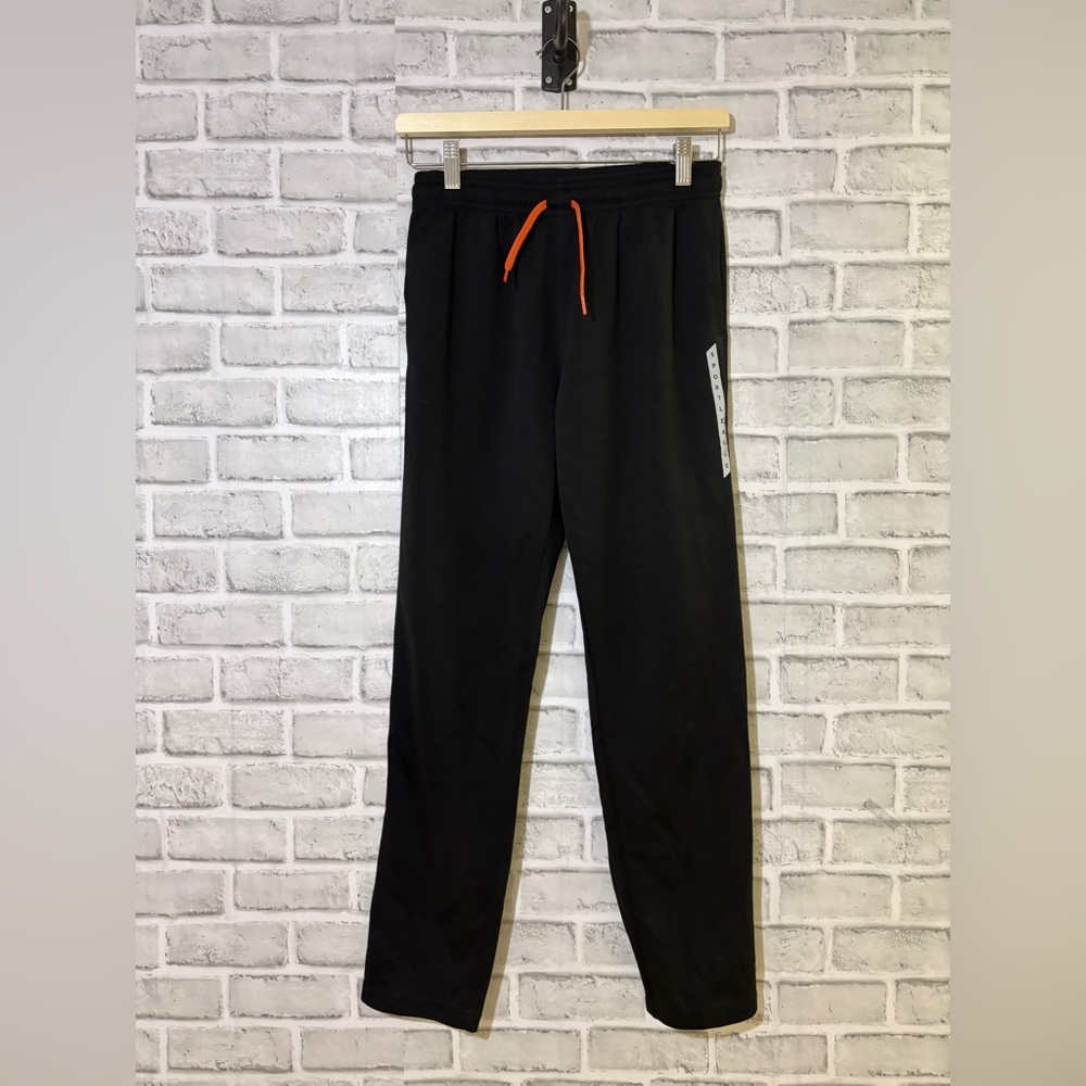 4/$20 H&M sport Black Sweatpants with Orange Drawcord, size 12-14 boys
